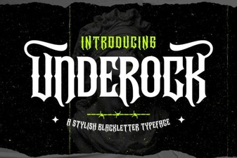 Underock Font Design and Creative Projects