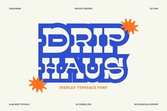 Drip Haus Font Design Trends and Creative Uses