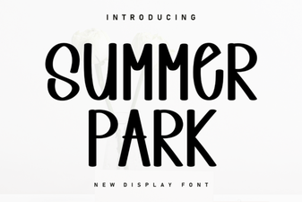 Summer Park Font Design Trends and Creative Uses
