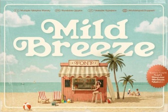 Mild Breeze Font for Elegant Design Projects
